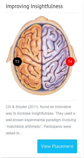 Tdcs Placement Chart